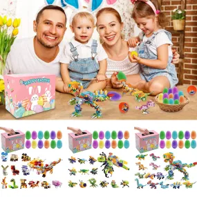 12Pcs Wind Up Toy Prefilled Easter Eggs