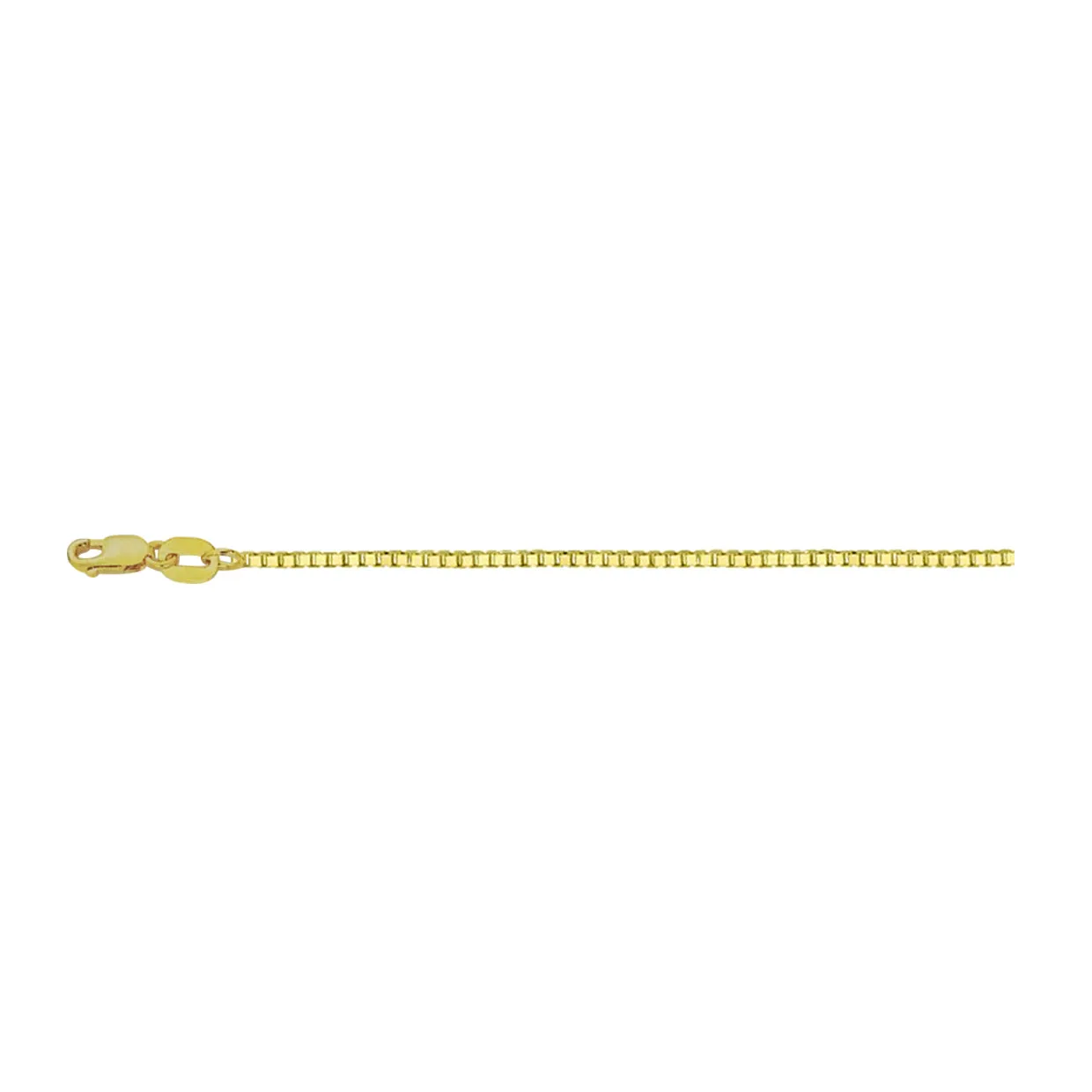 14K Yellow Gold .90mm Box Chain