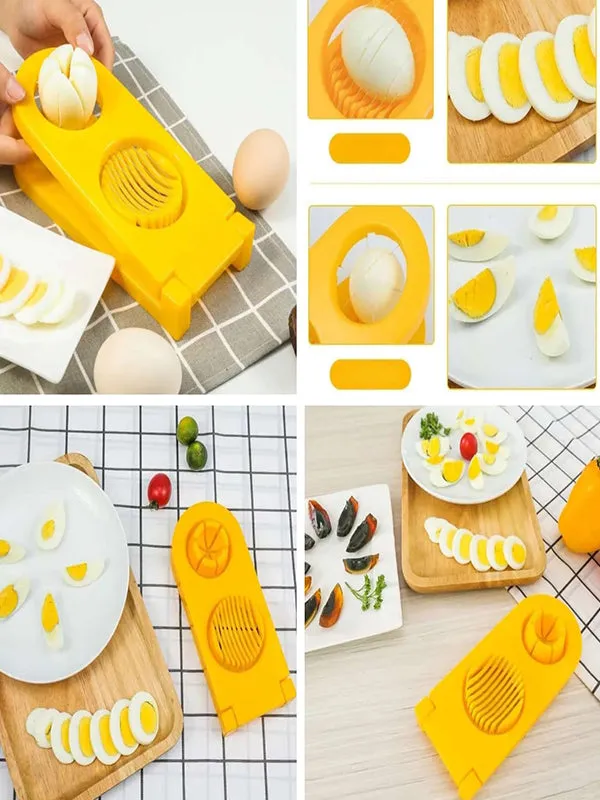 2 in 1 Egg Cutter Multicolor