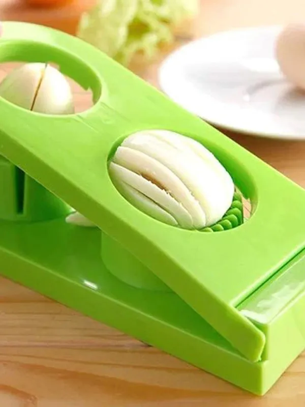 2 in 1 Egg Cutter Multicolor