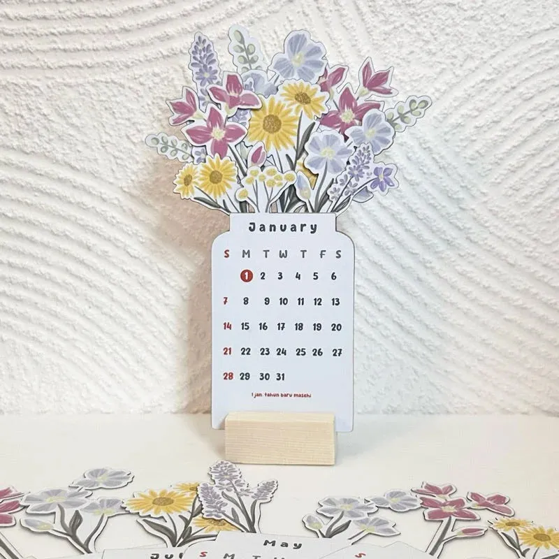 2024 Wooden Frame Calendar