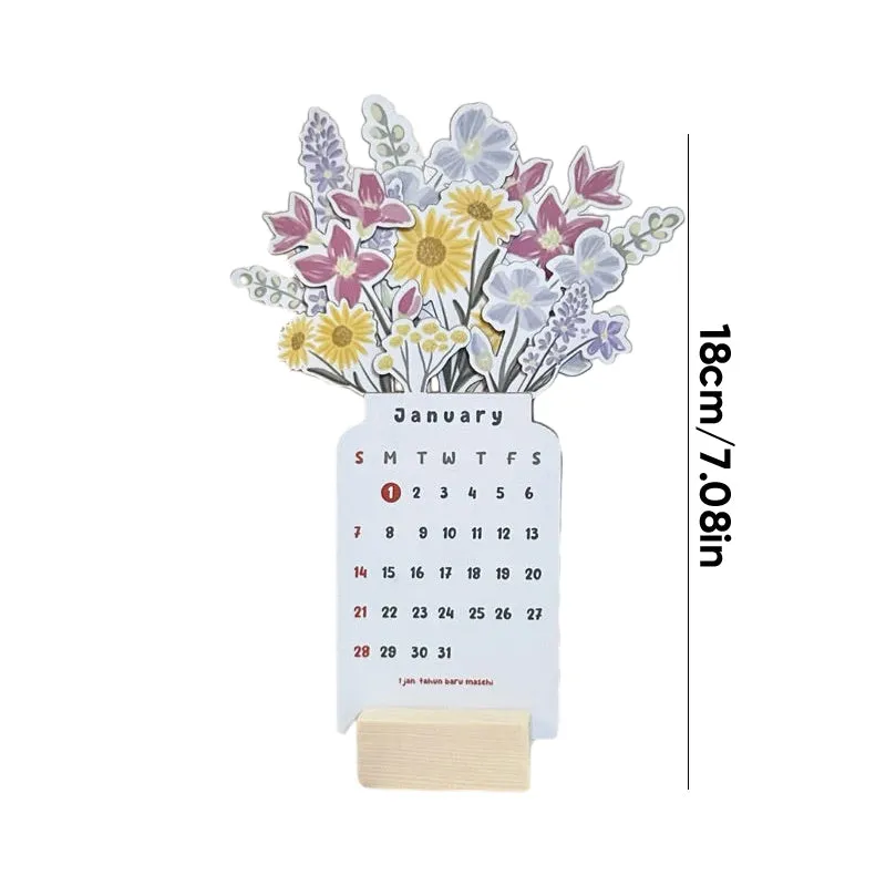 2024 Wooden Frame Calendar