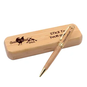 #70 cocknload  STICK TO YOUR GUNS Alderwood Pen Set