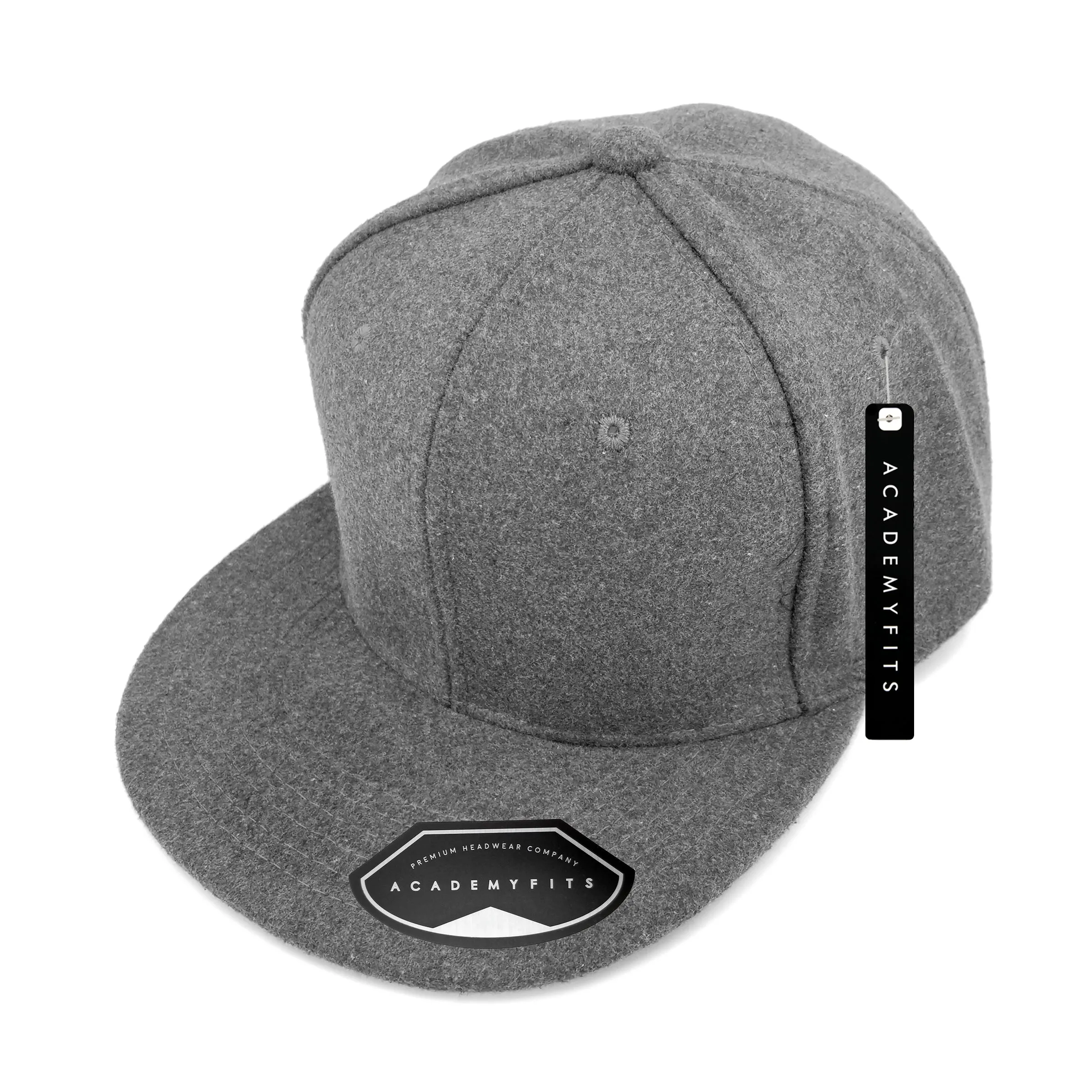 Academy Fits Wool Strapback Hat 1019B