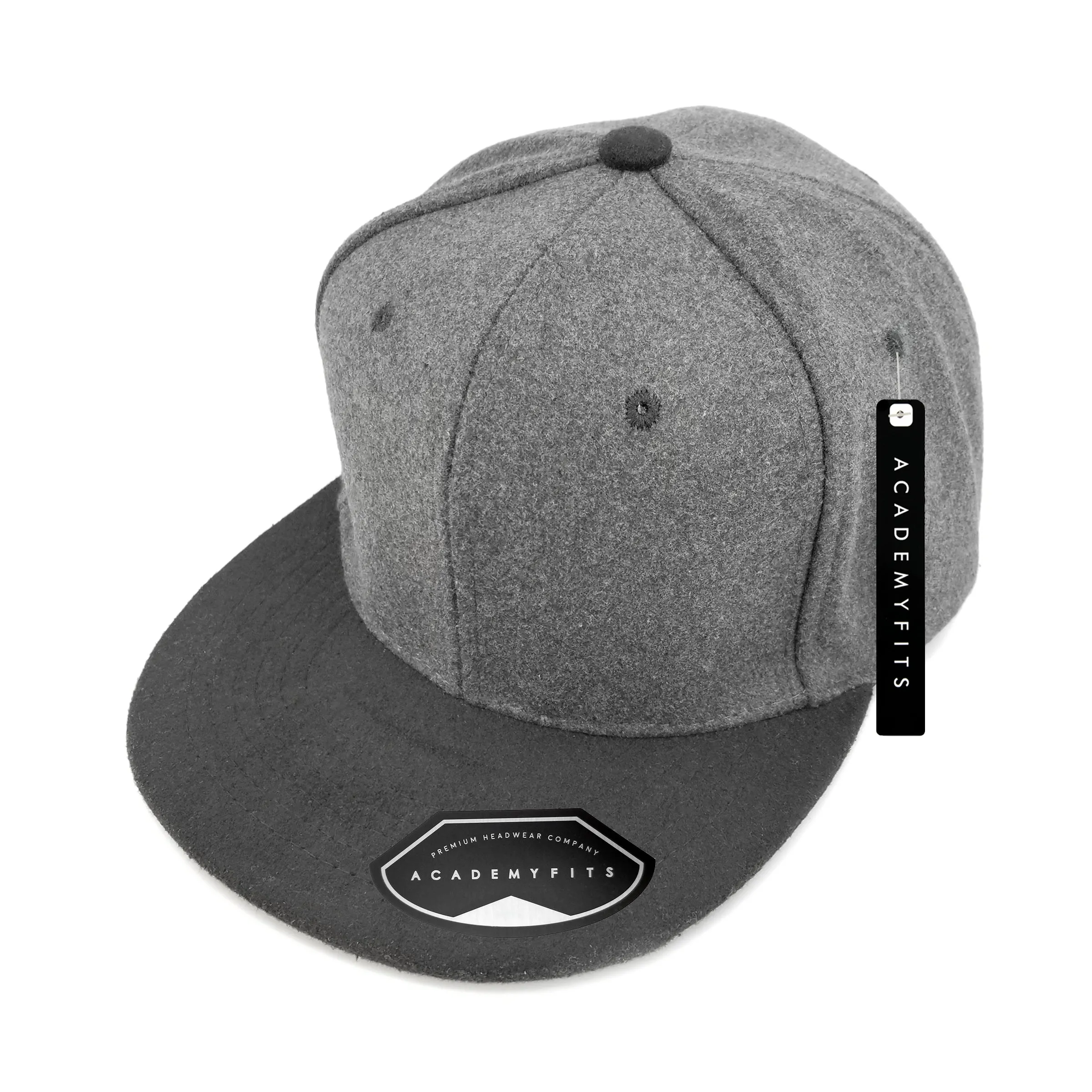 Academy Fits Wool Strapback Hat 1019B