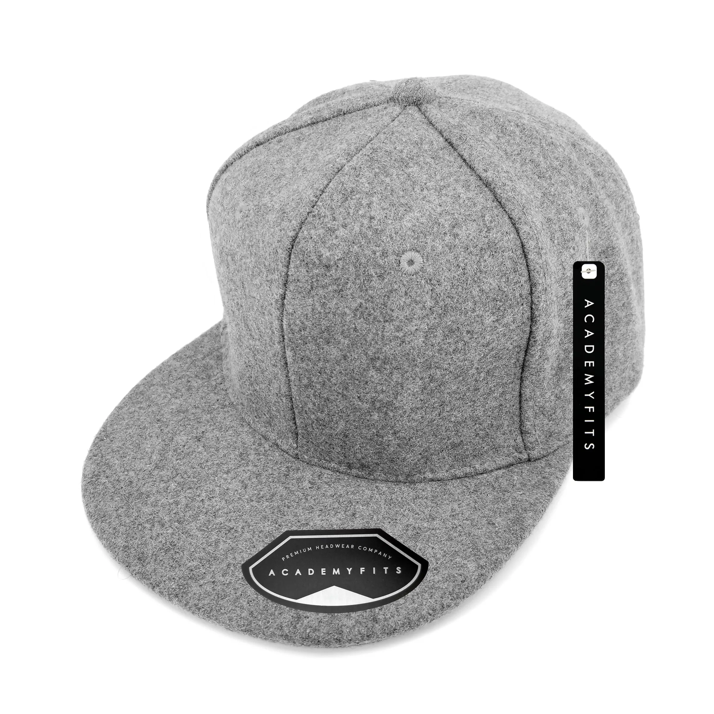 Academy Fits Wool Strapback Hat 1019B