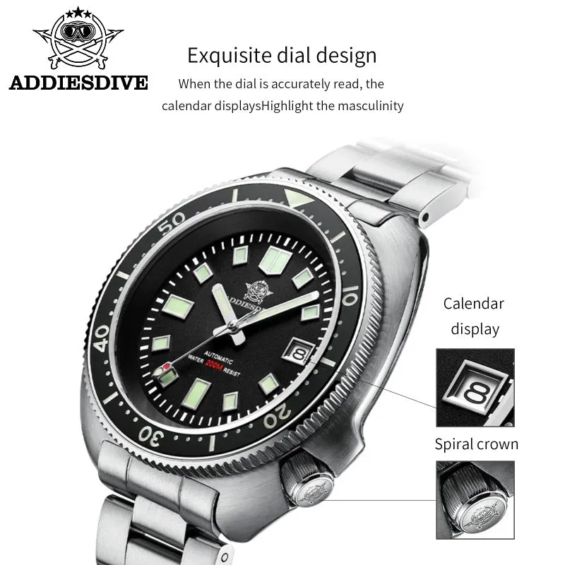 Addiesdive Captain Willard 6105 Homage Dive Watch Men