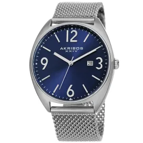 Akribos Xxiv Quartz Blue Dial Men's Watch AK1026BU