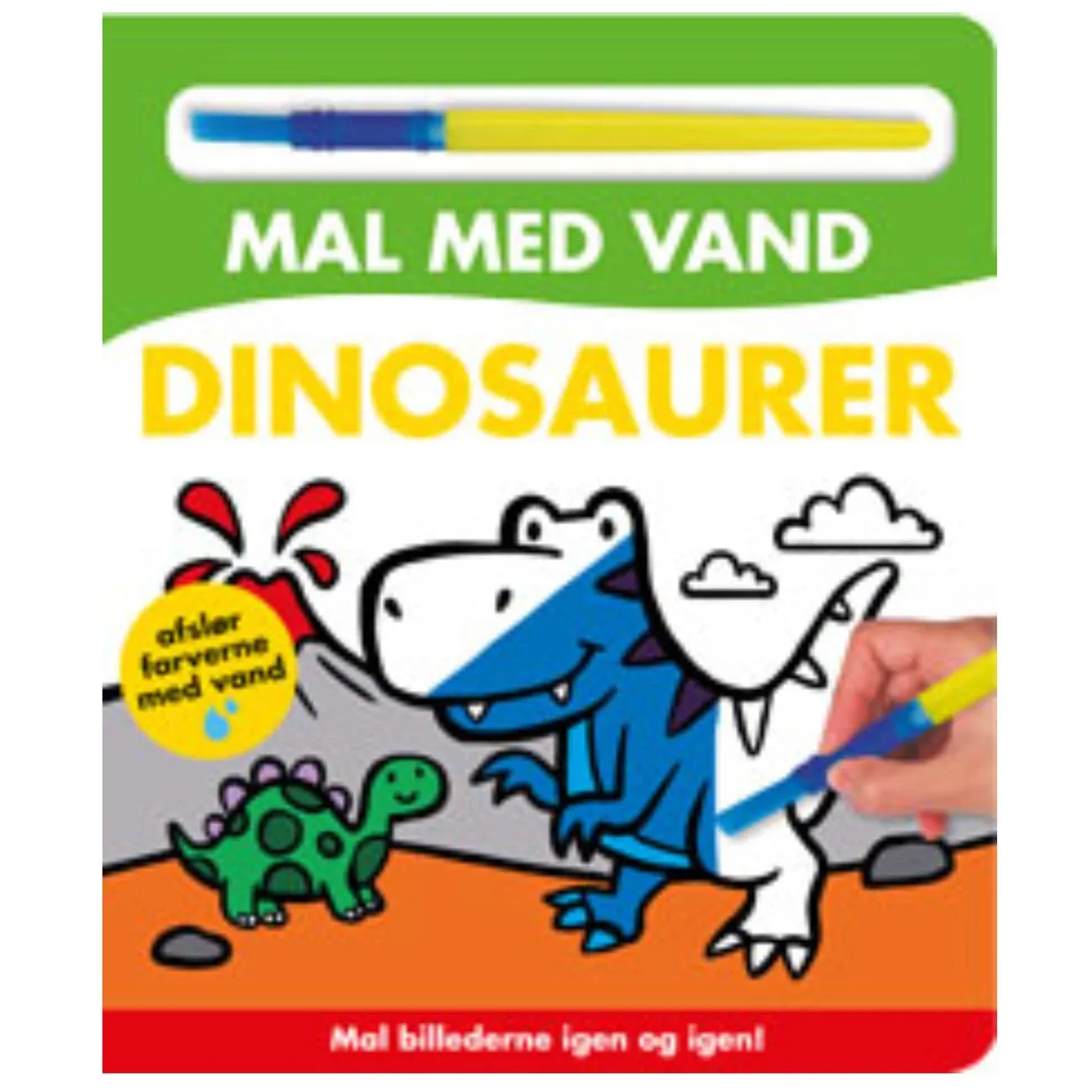 Alvilda Mal med Vand - Dinosaurs