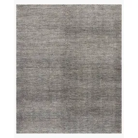 Amara Hand Knotted Rug in Natural/Slate