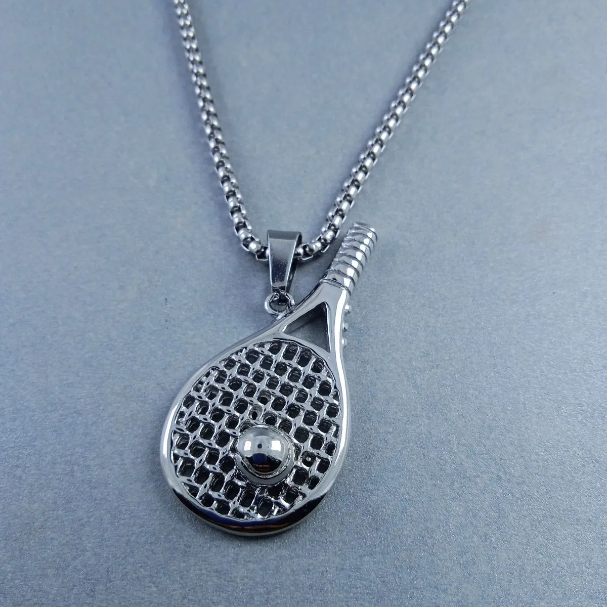 Antique Silver Design Stainless Steel Necklace Pendant Chain