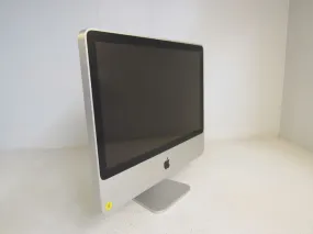 Apple iMac 20 in All In One Computer Bare Unit F Gray/Black 2.4GHz A1224 -- Used