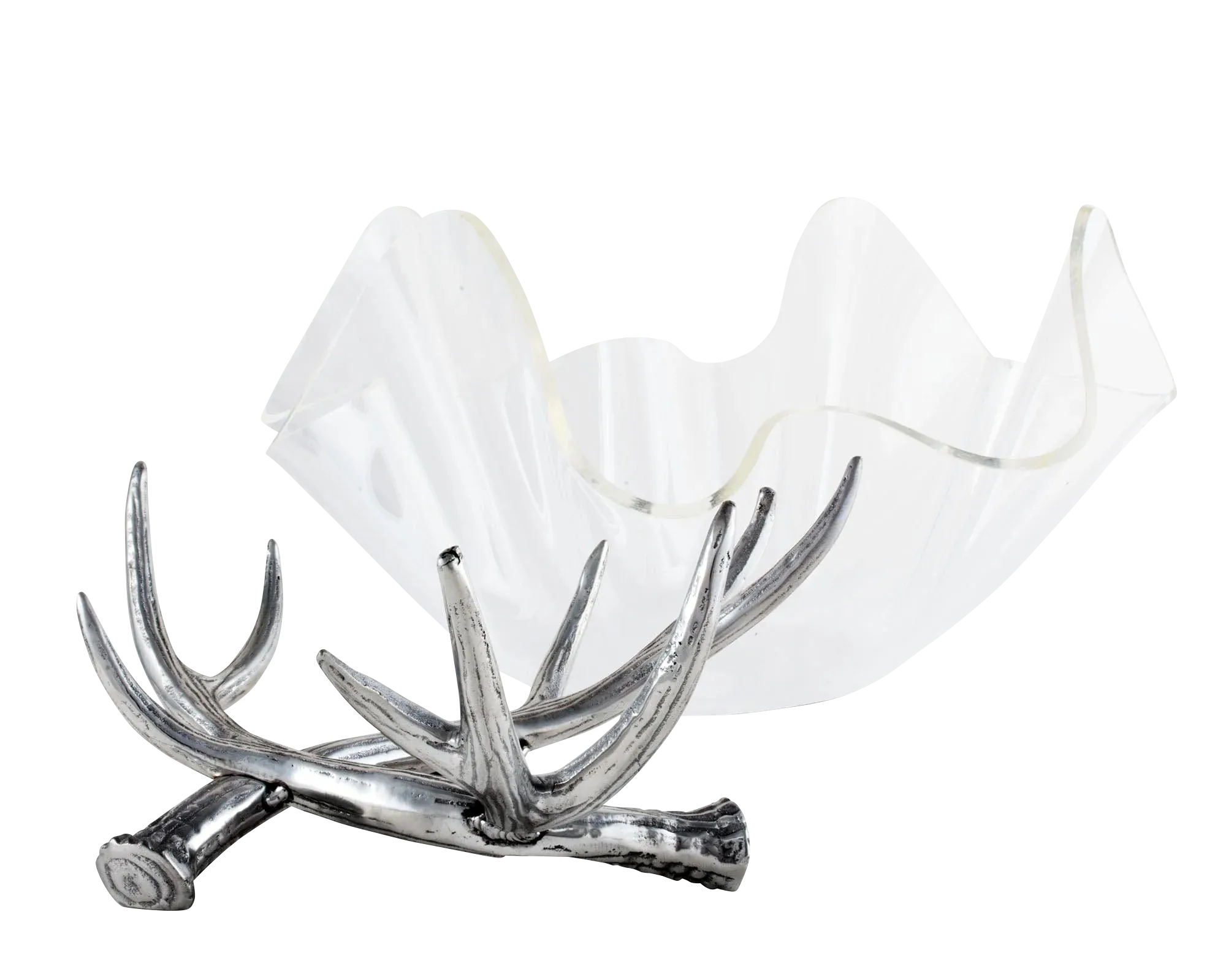 Arthur Court Antler Acrylic Bowl