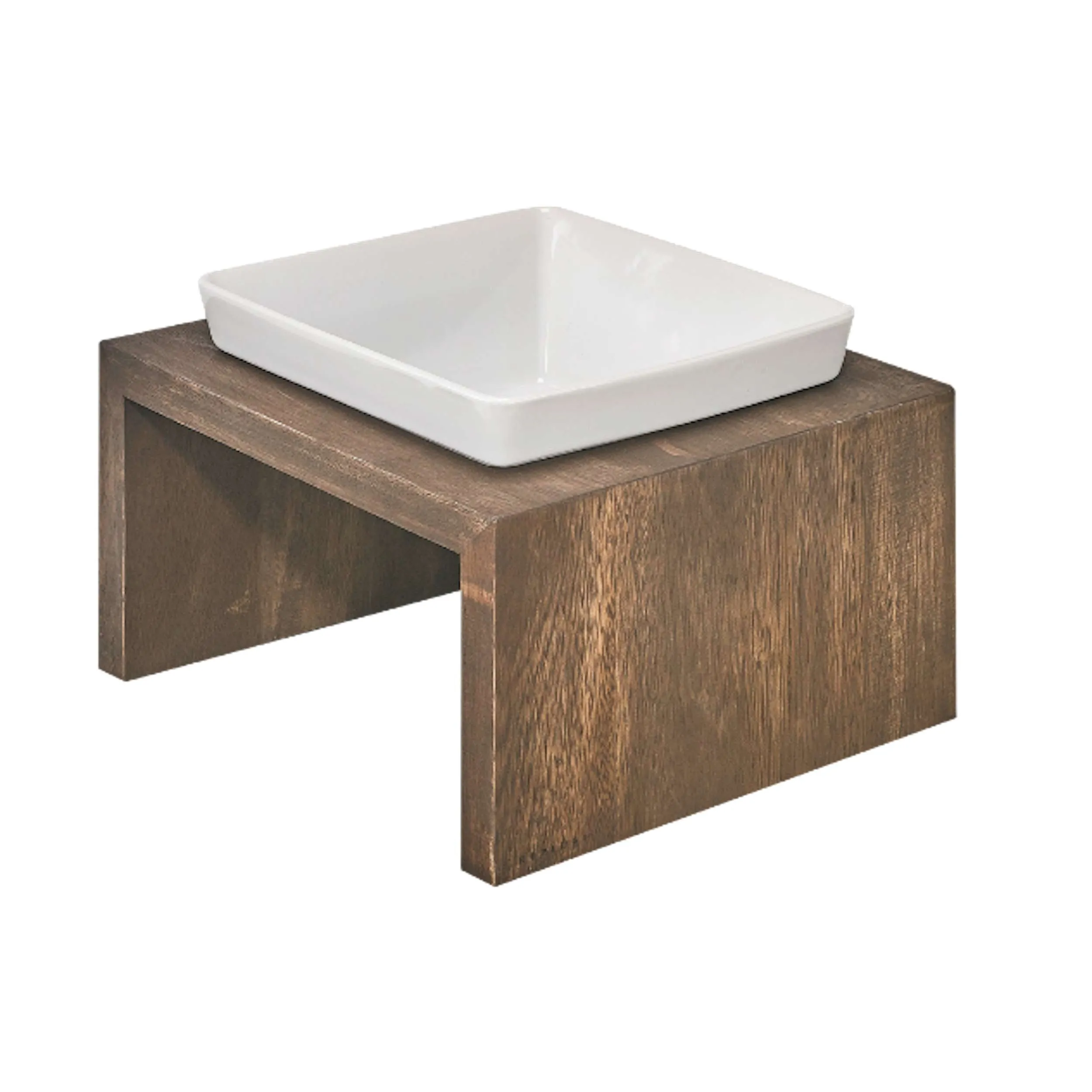 Artisan Rubberwood Diner Bowl |  Walnut