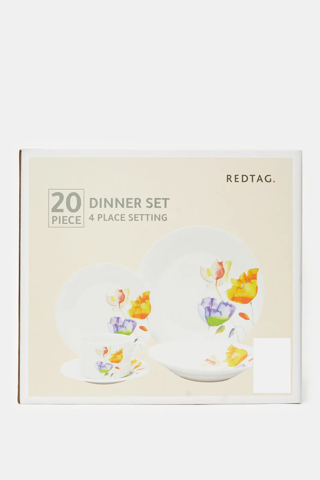 Assorted Floral Design Dinner Set (20 Piece)