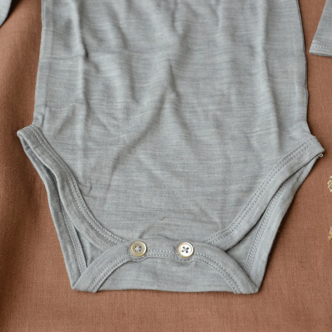 Baby Body Longsleeve 100% Organic Merino (0-2y)