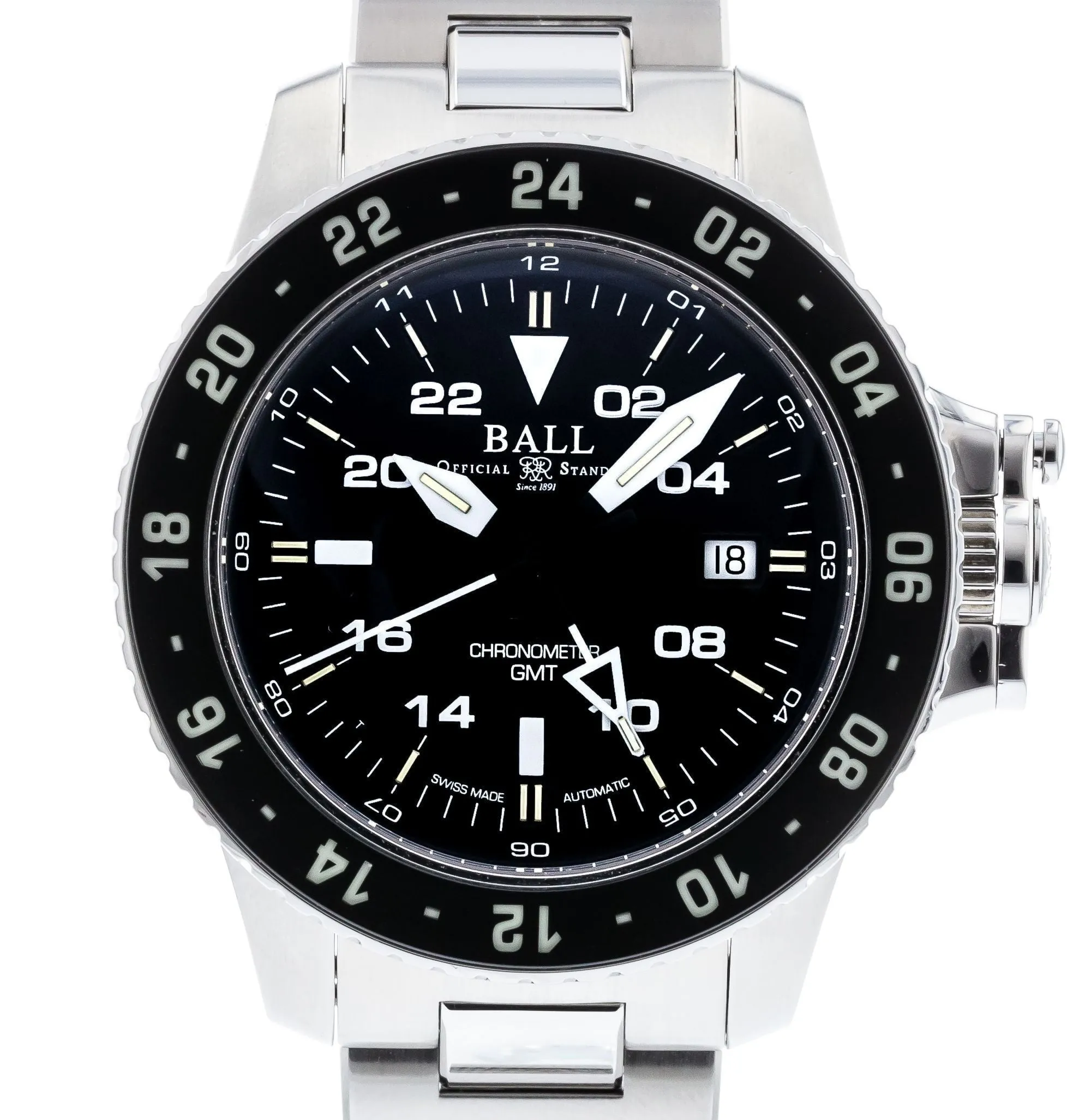 Ball Aero GMT DG2016A-SC-BK