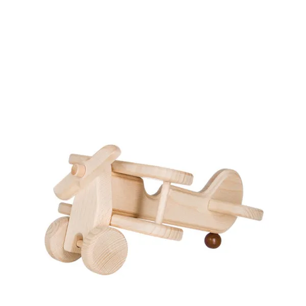 Bartu Wooden Double Deck Aircraft - Natural