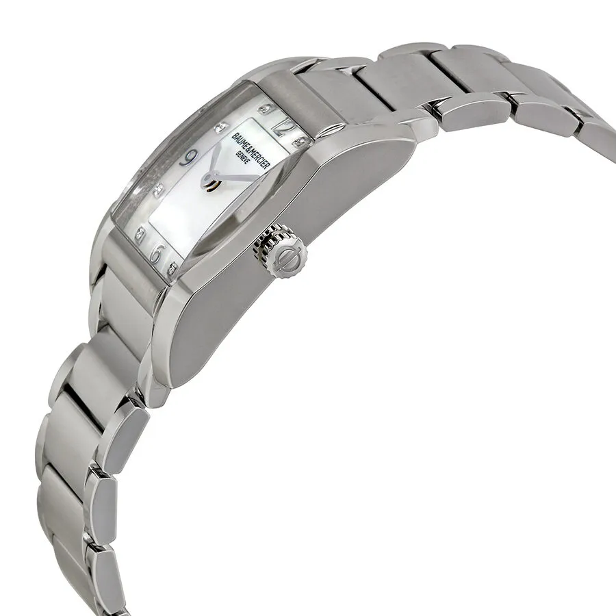 Baume and Mercier Hampton Mother of Pearl Diamond Dial Ladies Watch 10050