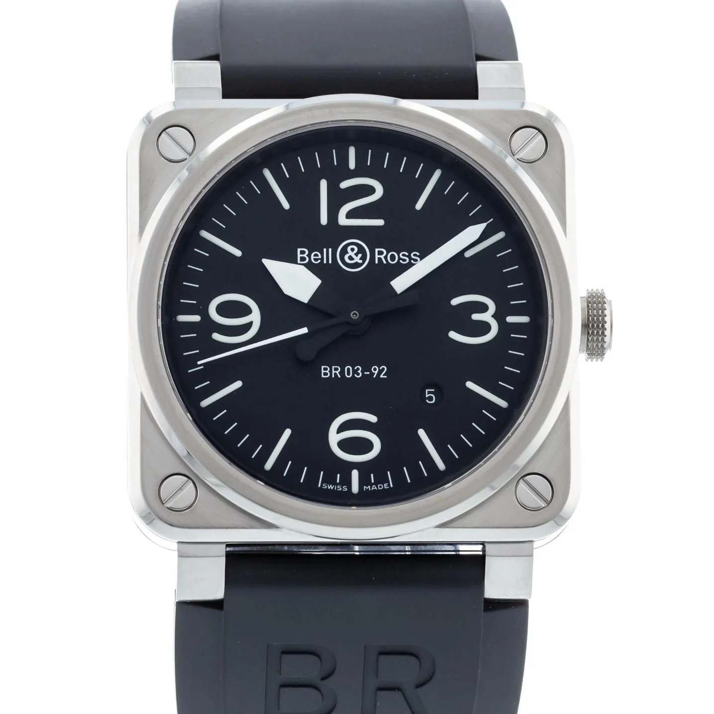 Bell & Ross BR03-92 Steel BR0392-BLC