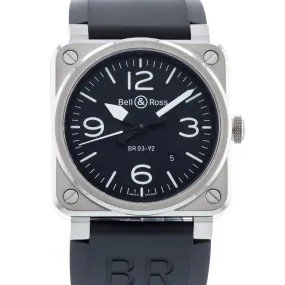 Bell & Ross BR03-92 Steel BR0392-BLC