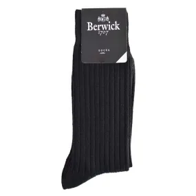 Berwick 1707 Over Calf Wool Blend Ribbed Socks