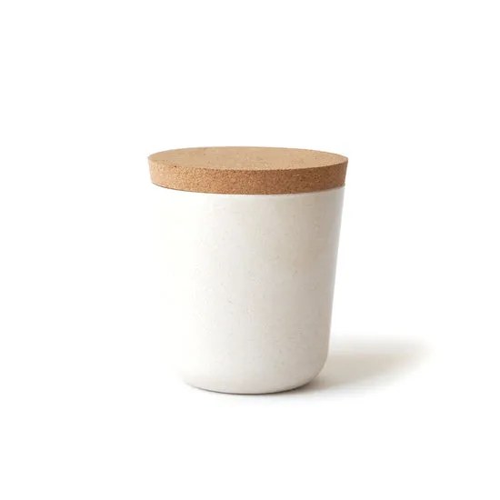 Biobu Claro Storage Jar in White