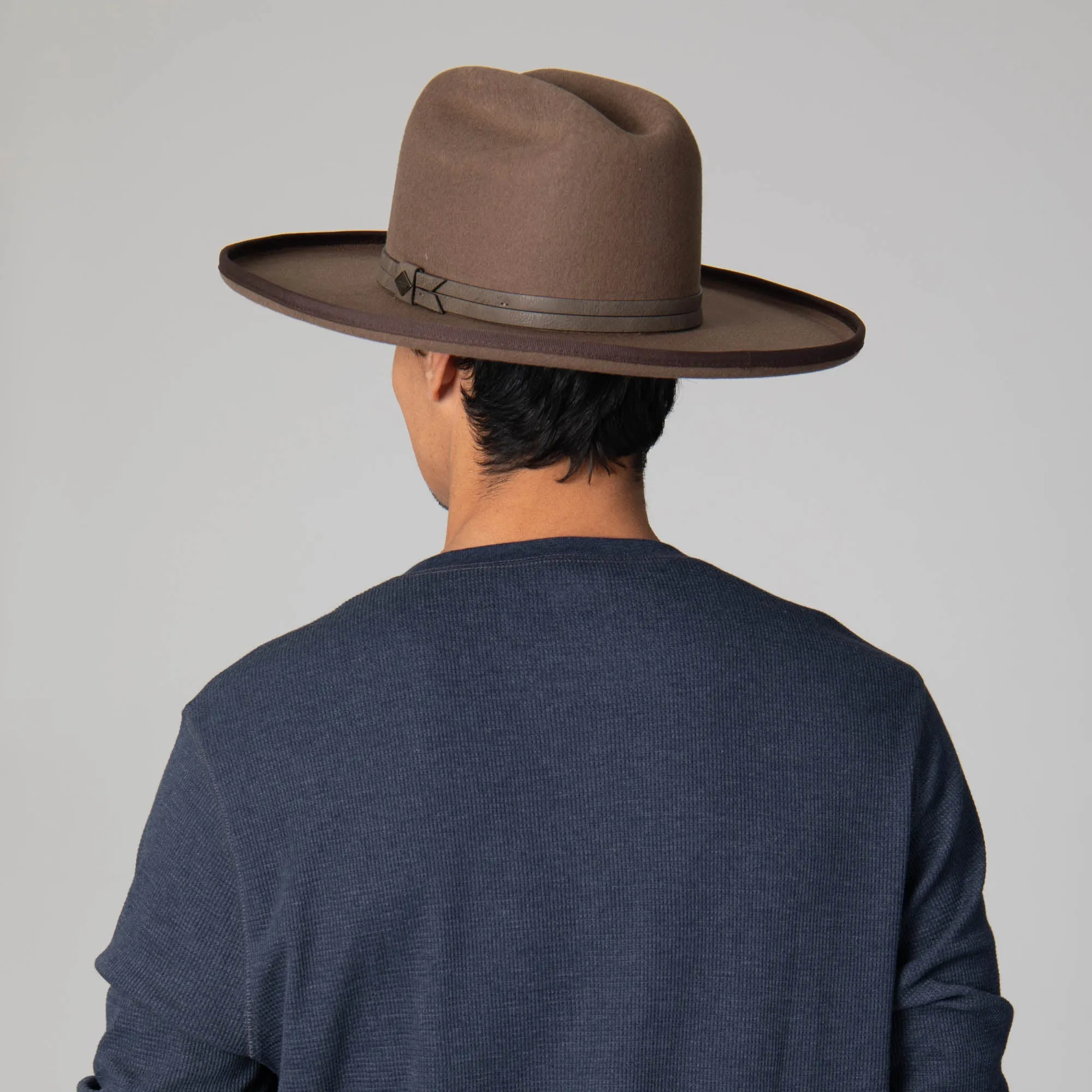 Black Label Wool Felt Cattleman's Crease Fedora