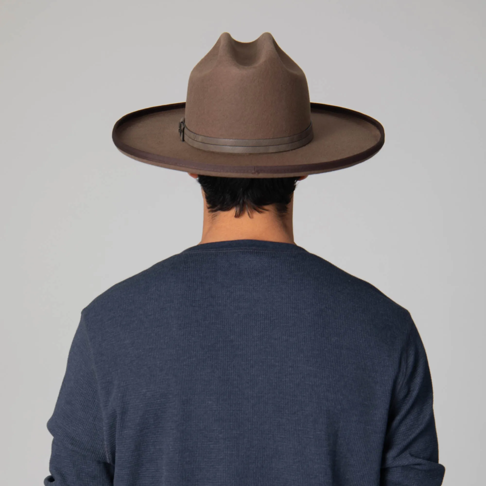 Black Label Wool Felt Cattleman's Crease Fedora