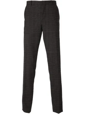 Black/White Check Trousers