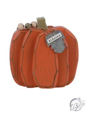 Blessed Wooden Pumpkin