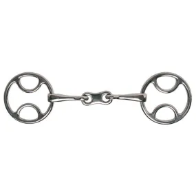 Blue Tag Bevel French Link Snaffle Bit