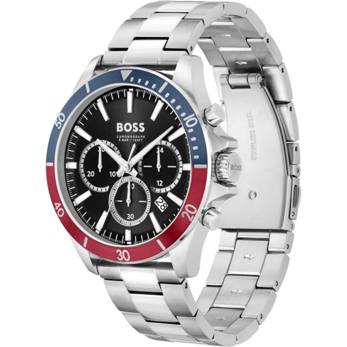 BOSS Troper Chronograph 45mm Black Quartz Men's Watch