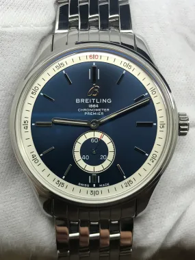 Breitling Premier Automatic 40 A37340 Blue Dial Automatic Men's Watch