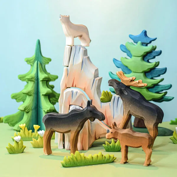 Bumbu Toys Moose Family SET