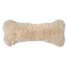 Bumper Bone Pillow | Fluffernutter Faux Fur