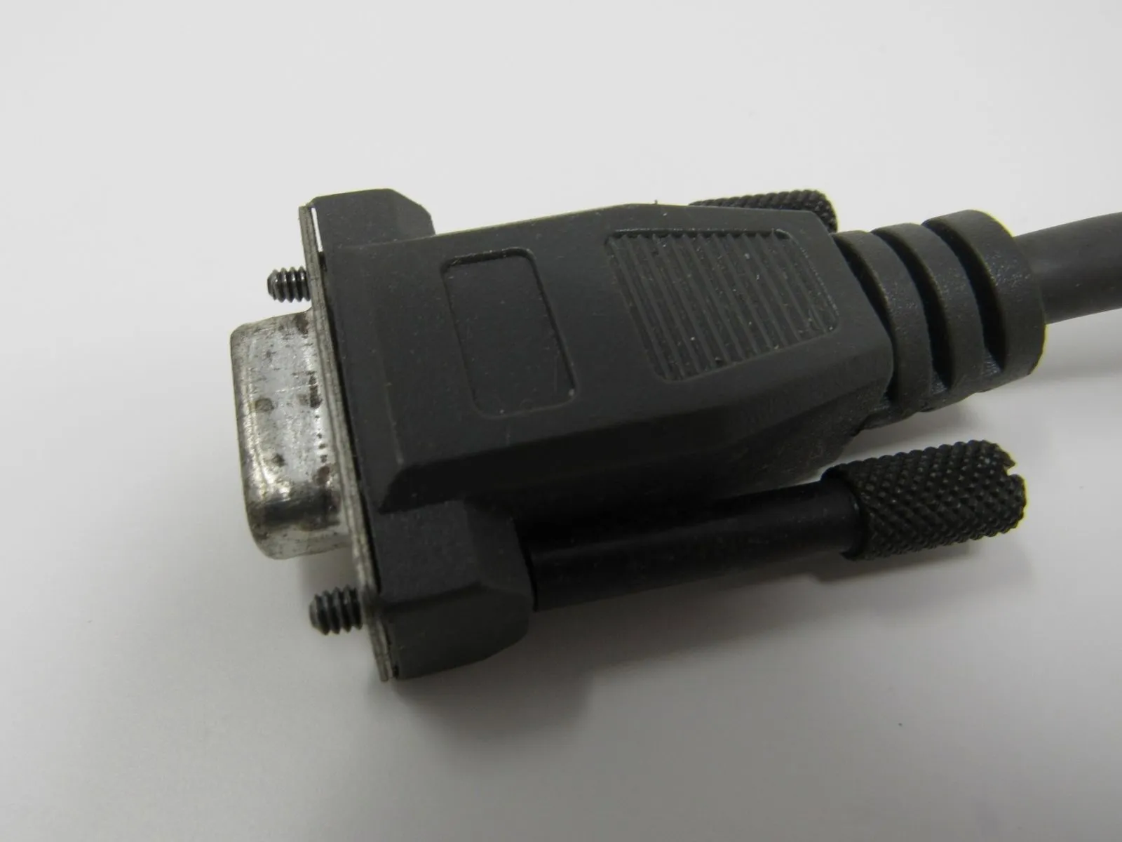 C J Pipkin 25 Pin DB25 Serial Port To DB9 Adapter Cable 10 Inches Male Female -- Used