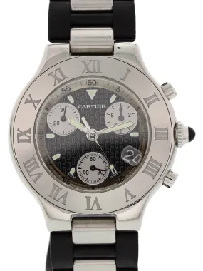 Cartier Chronoscaph 21 Stainless Steel 2424