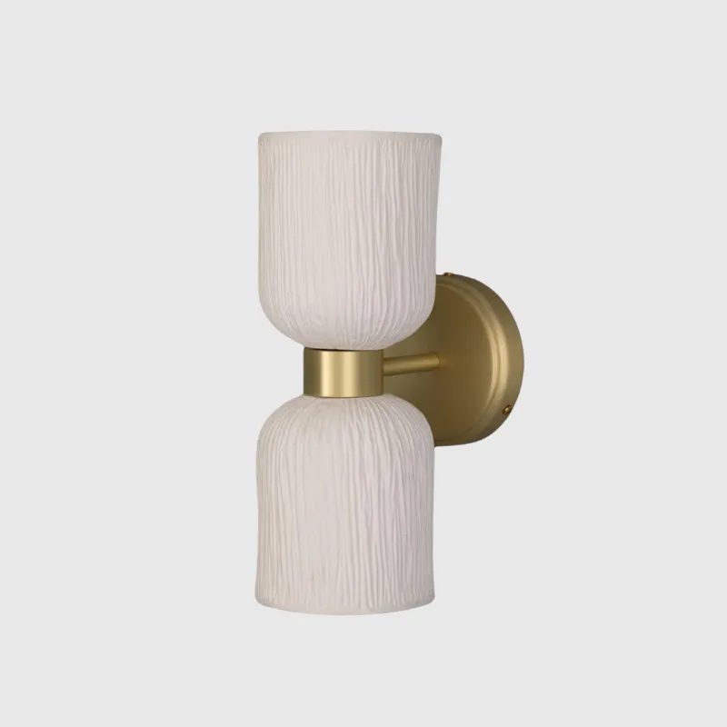 Ceramic Cylindrical Double Wall Light