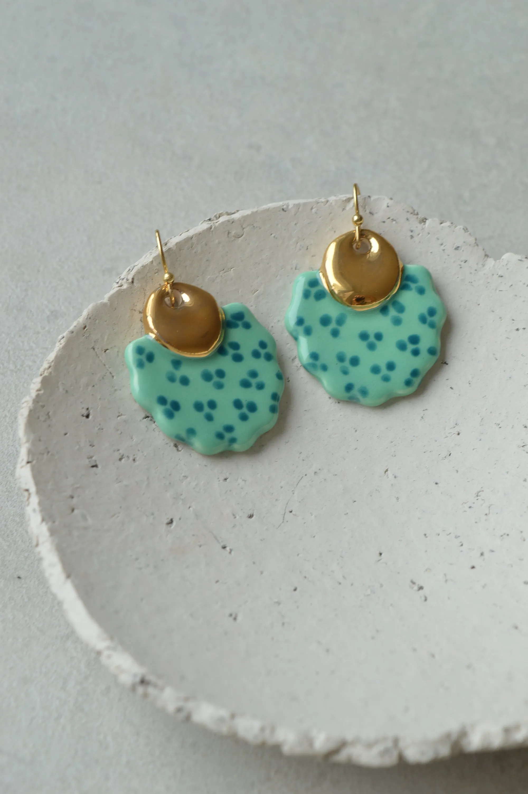 Ceramic earrings No. 13