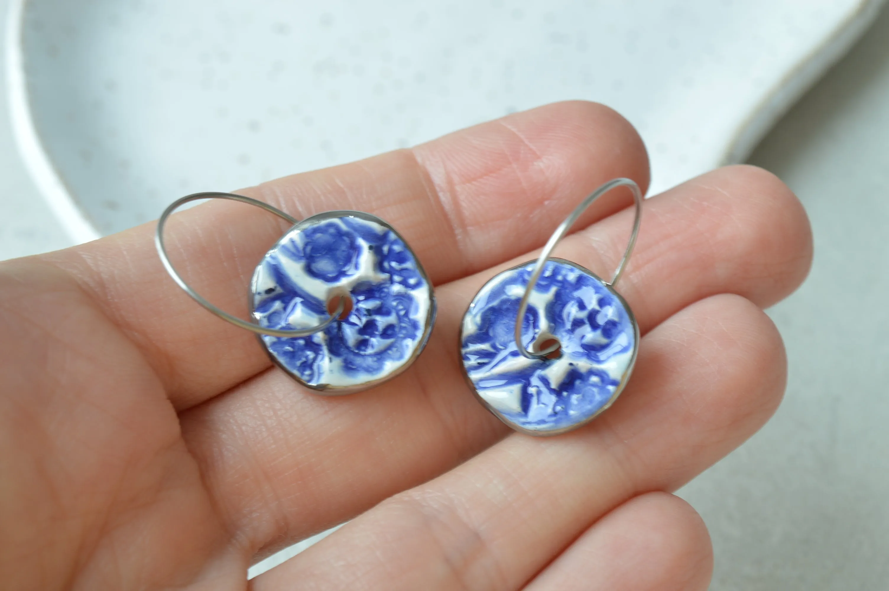 Ceramic Earrings No. 37