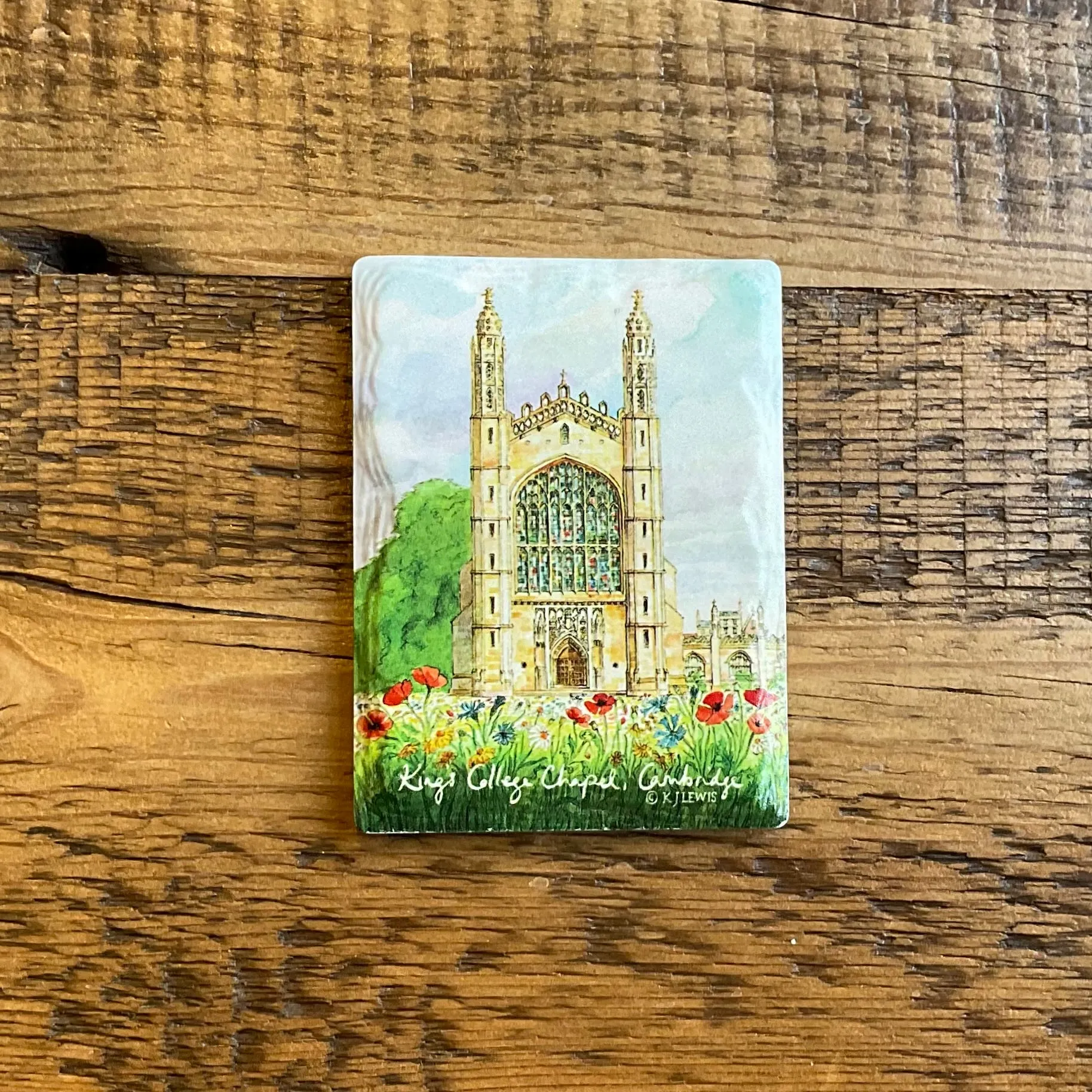 Ceramic Wildflower Meadow Magnet