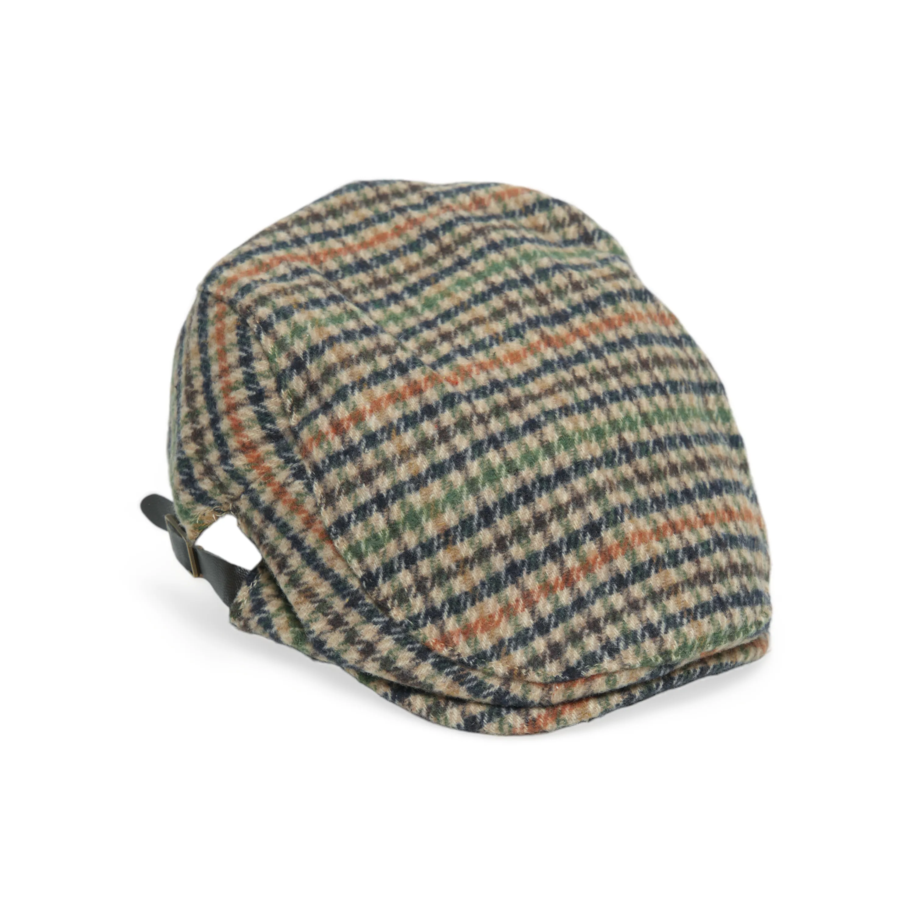 Chokore Houndstooth Ivy Cap with Adjustable Buckle (Blue)