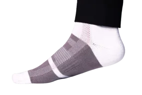 Chokore Light Grey And White Men's Cotton Socks