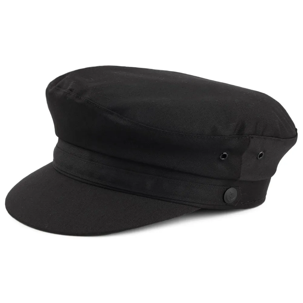 Classic Cotton Fiddler Cap - Black