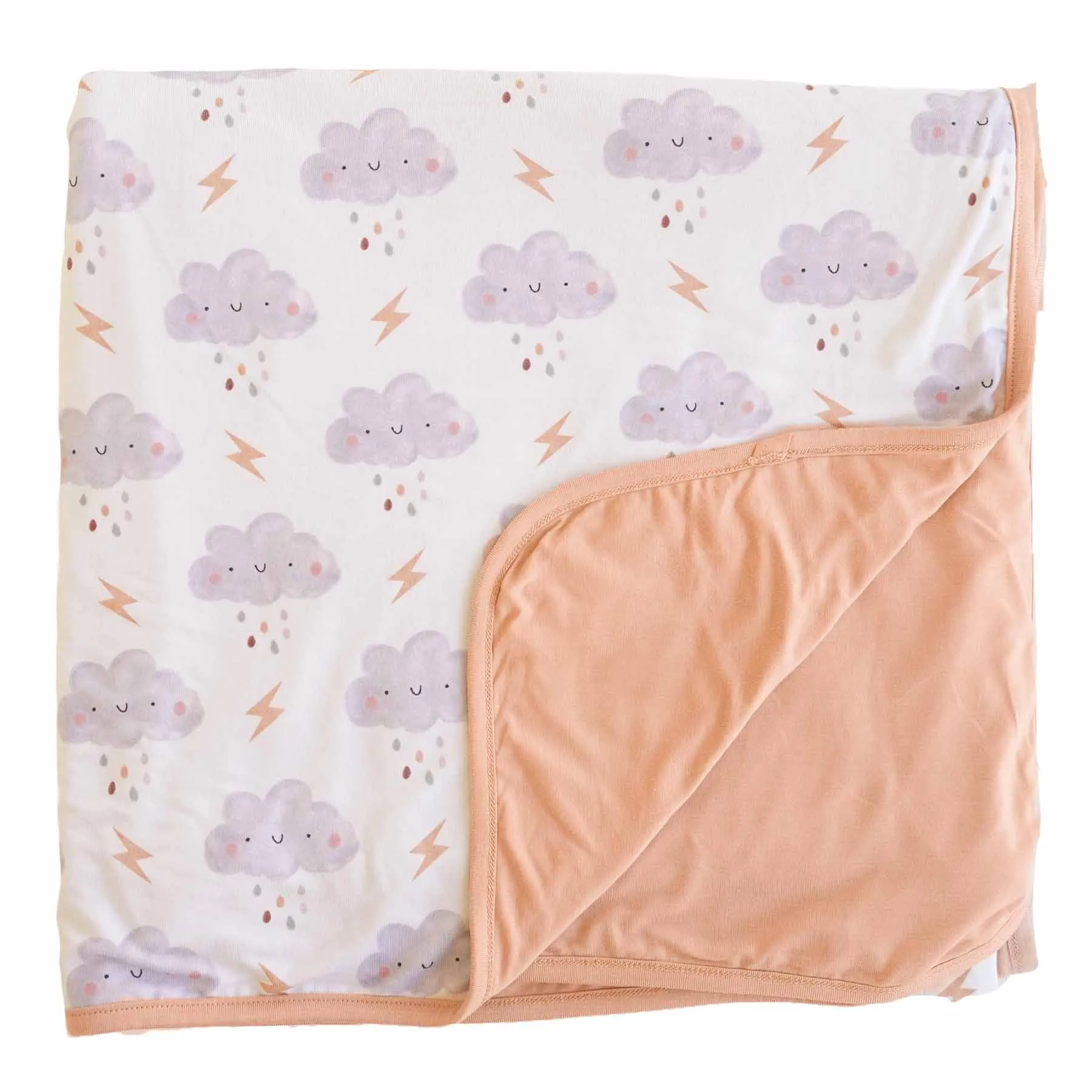 Cloudy Cuddles Double Sided Bamboo Blanket