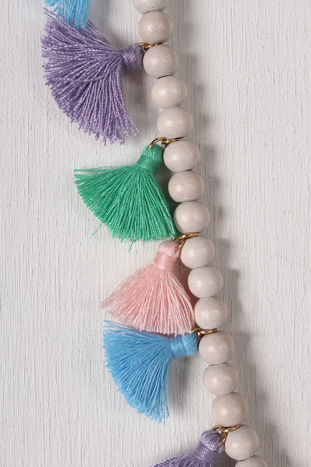 Colorful Beaded Elastic Necklace