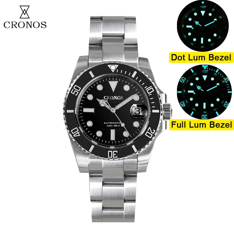 Cronos 2.5x Water Ghost NH35 Dive Watch L6015