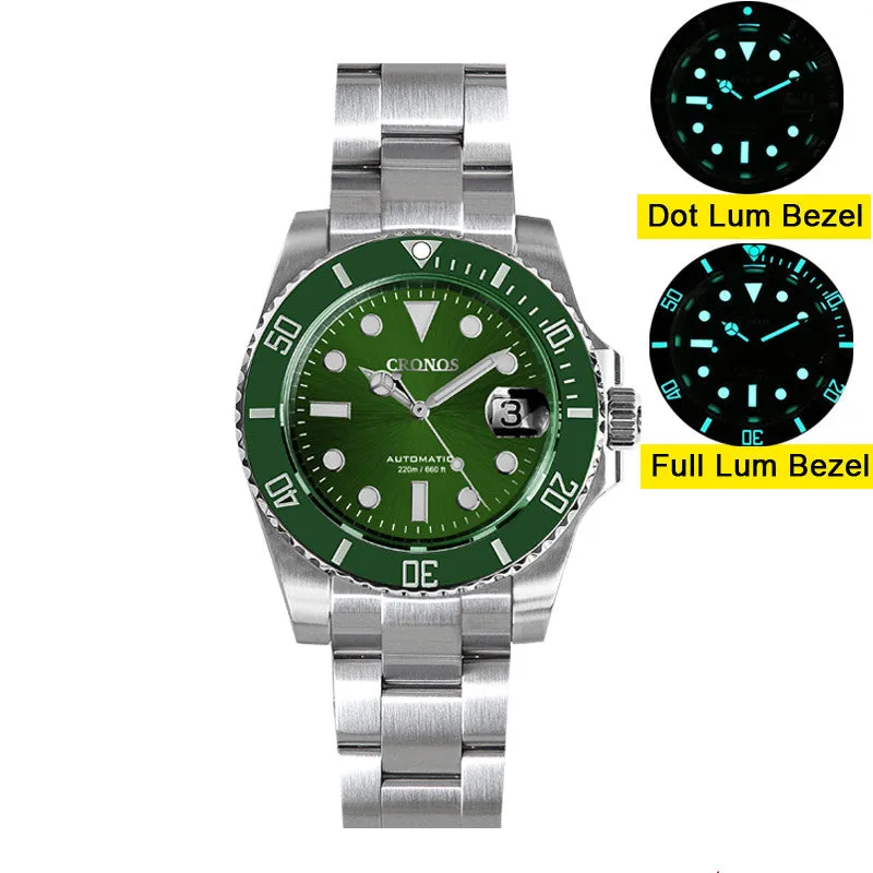 Cronos 2.5x Water Ghost NH35 Dive Watch L6015