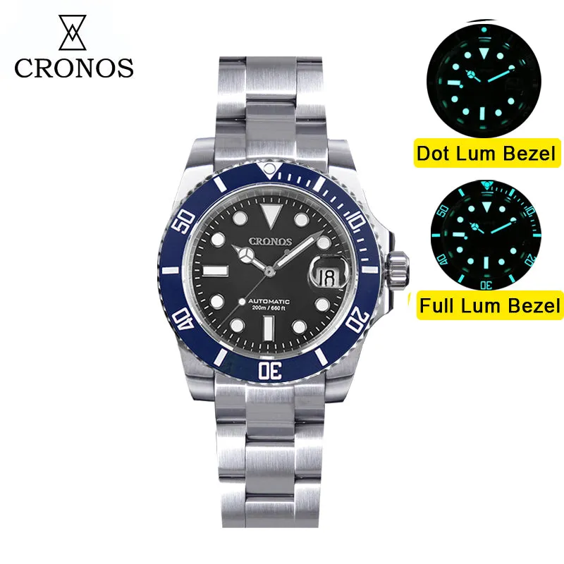 Cronos 2.5x Water Ghost NH35 Dive Watch L6015